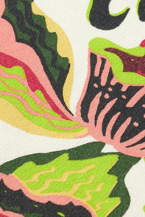 REGULAR FIT ARTWORK SWEATSHIRT WITH SPRAY IN ORGANIC COTTON 7