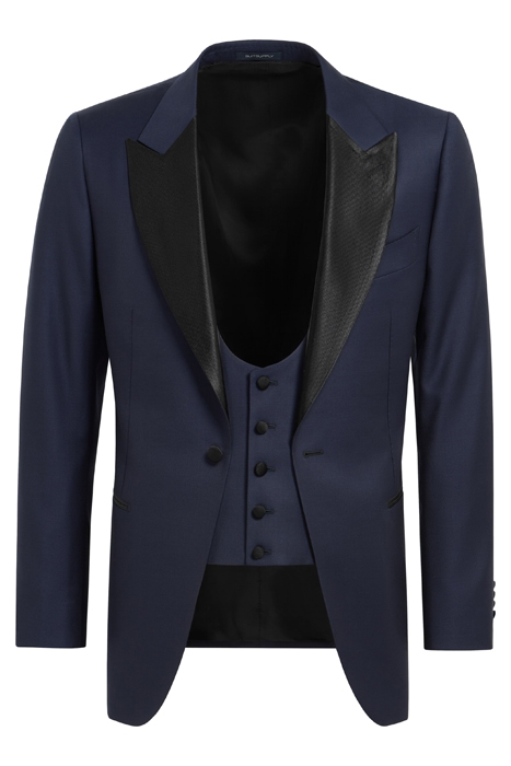 MID BLUE THREE-PIECE LAZIO TUXEDO MID BLUE 2