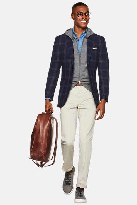 Blue Checked Havana Blazer 1
