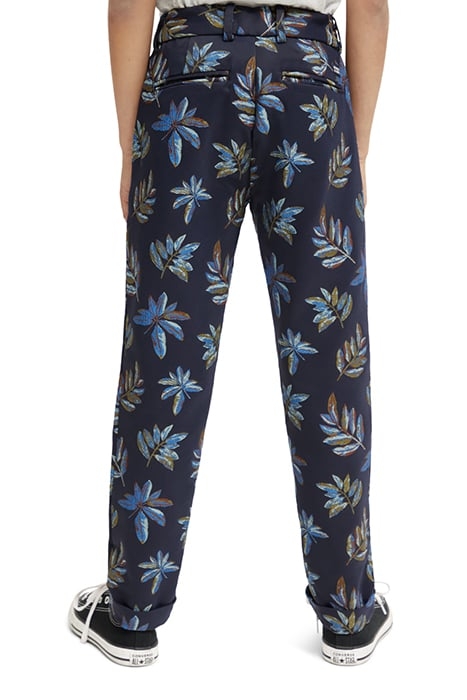 LOOSE TAPERED-FIT JACQUARD PANTS LEAF JACQUARD 2