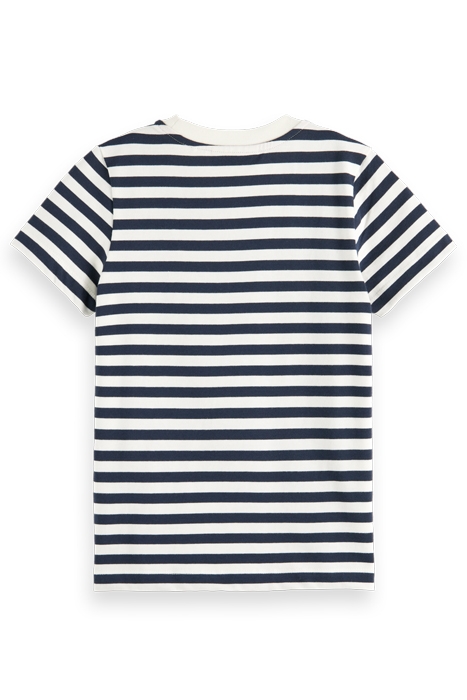 THE FREE SPIRIT PEACE BIRD STRIPED T-SHIRT IN ORGANIC COTTON 2