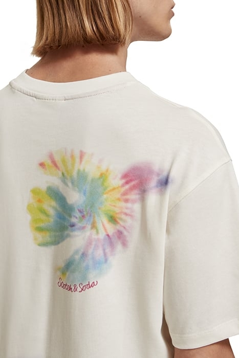 THE FREE SPIRIT PEACE BIRD TIE-DYE ORGANIC COTTON T-SHIRT OF 4