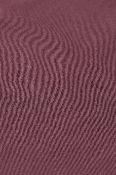 RELAXED FIT RAW EDGE T-SHIRT IN ORGANIC COTTON BERRY WINE 8