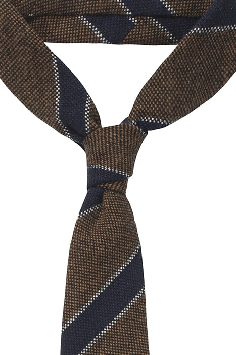 BROWN STRIPES TIE BROWN 2