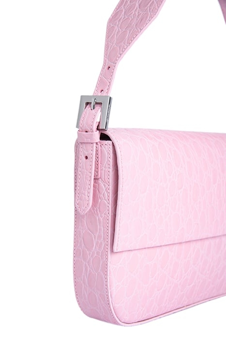 MANU PEONY CIRCULAR CROCO EMBOSSED LEATHER 2