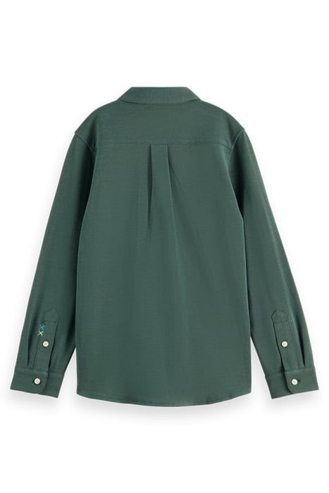 PIQUE SHIRT FOREST GREEN MELANGE 5