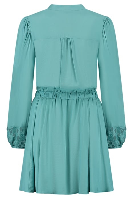 SOLIN DRESS TURQUOISE BLUE 2
