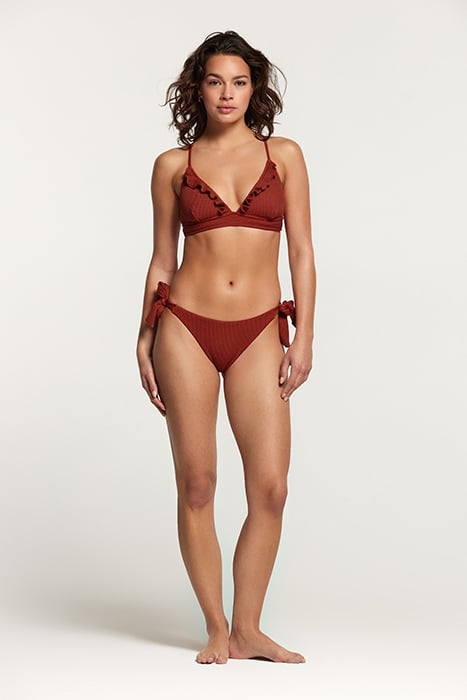BEAU BIKINI SET RIVIERA STRUCTURE OCHRE BROWN 3