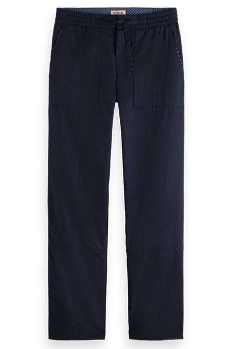 THE VERT - STRAIGHT-LEG TWILL JOGGER WITH REPAIR STITCHES NI 4