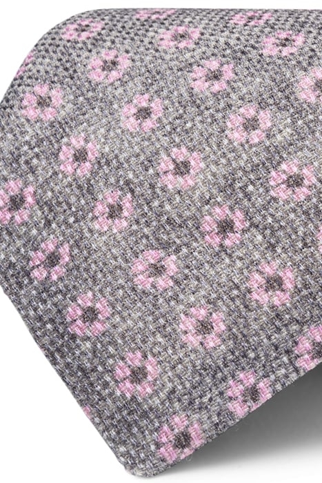 GREY FLOWERS TIE 2