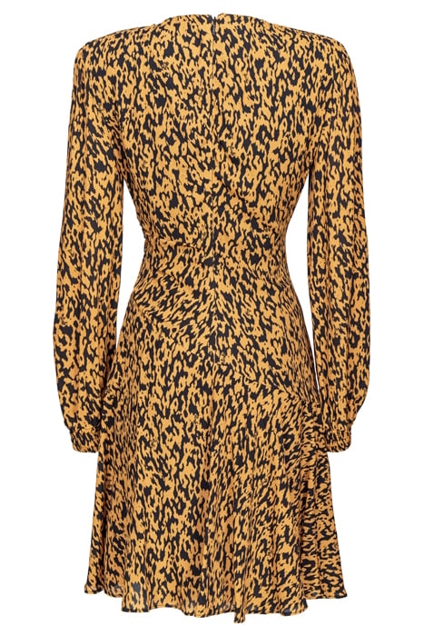 ANTENNISTA DRESS CAMEL/BLACK 2