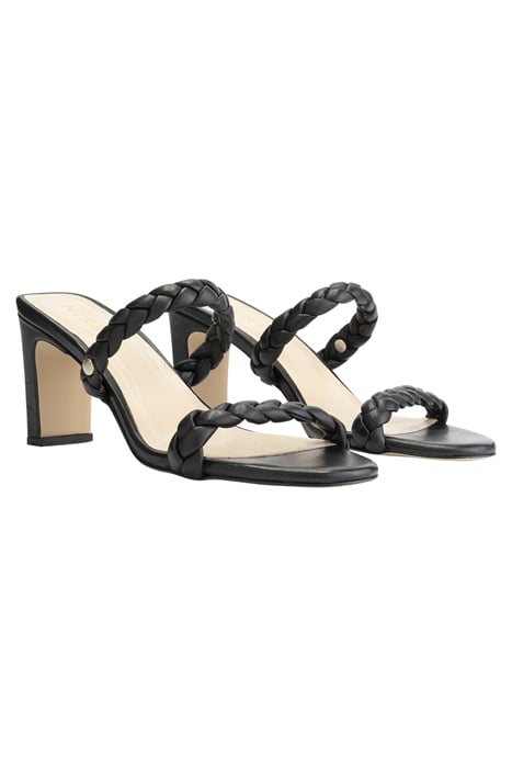 BRAIDED MULES BLACK 2