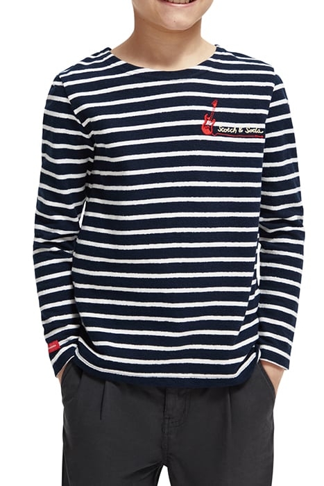 COTTON IN CONVERSION YARN-DYED STRIPED LONG-SLEEVED T-SHIRT 1
