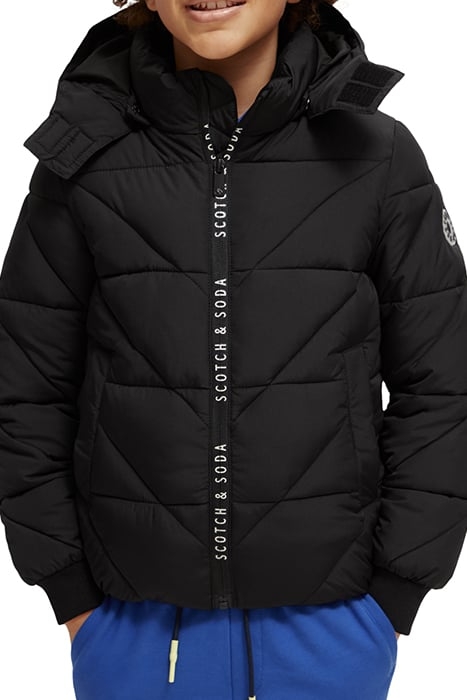 WATER REPELLENT HOODED RECYCLED POLYESTER JACKET ANTRA 1