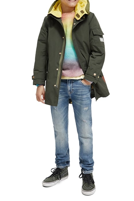 WATER REPELLENT TEDDY LINED RECYCLED POLYESTER HOODED PARKA 3