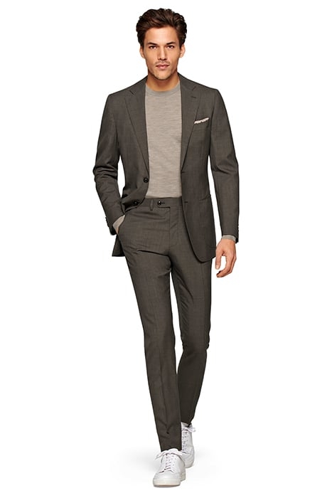 SUIT-TAUPE MID BROWN 4