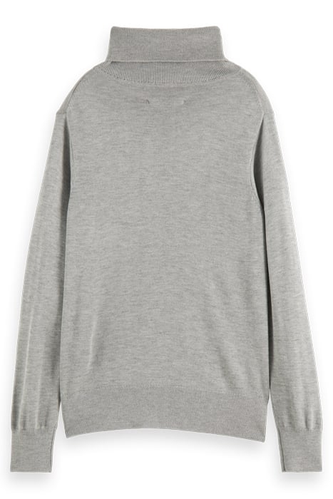 ROLL NECK PULLOVER GREY MELANGE 5