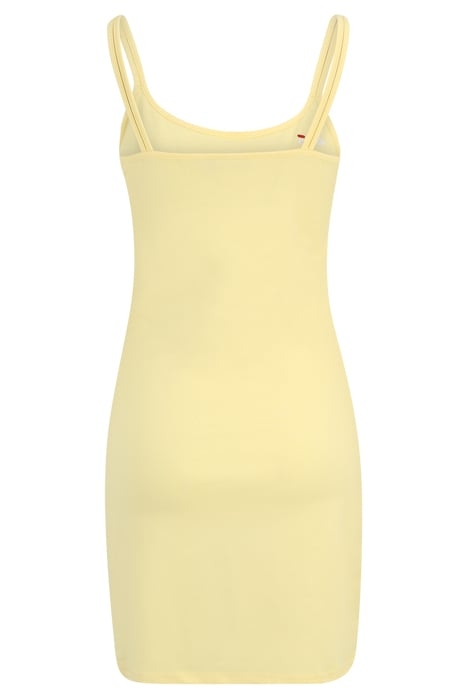BRILLON SPAGETTI STRAP DRESS FRENCH VANILLA 5