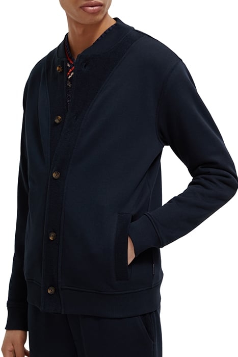 BUTTON DOWN TEXTURE SWEATSHIRT NIGHT 6