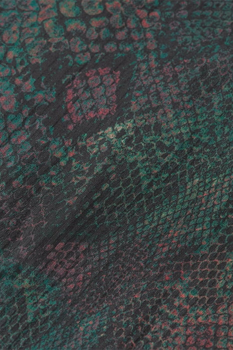 BALLOON SLEEVE MINI DRESS SNAKE 8