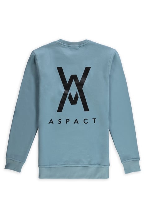 ASPACT BACK LOGO SWEATER LIGHT BLUE 2