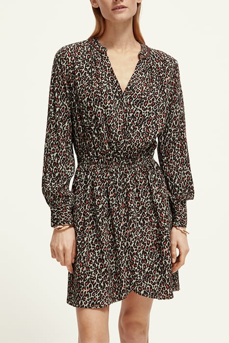 ELASTICATED WAIST MINI DRESS CREATURES OF THE NIGHT FIELD GR 1