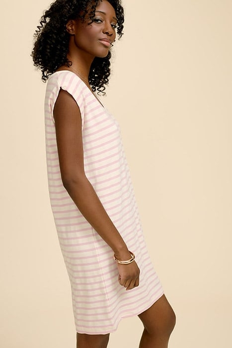 REFLEX - ECRU STRIPED COLOR DRESS 5