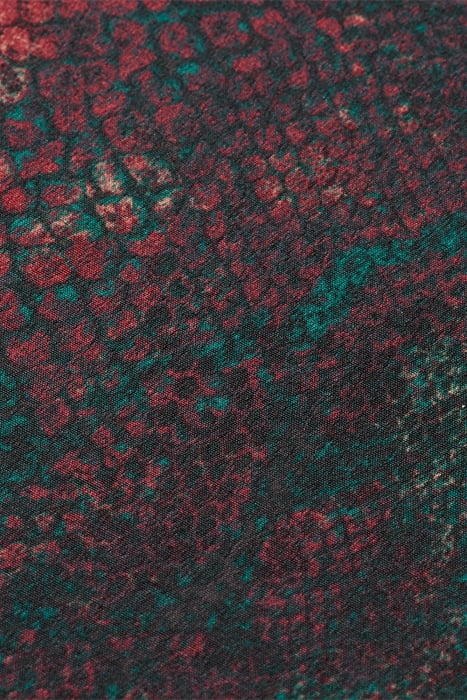 MIDI DRESS WITH HIGH LOW HEM SNAKE 3