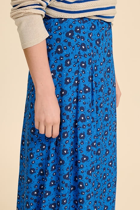 JUMPI - SAPPHIRE MIDI SKIRT WITH CITY FLOWER PRINT 5