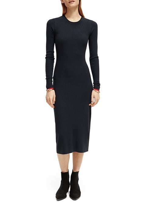 SKINNY RIB KNITTED DRESS NIGHT 2