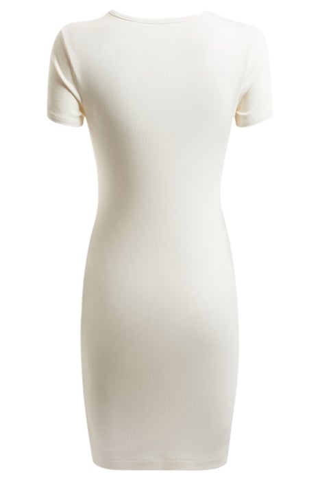 ES SS LANA DRESS CREAM WHITE 5