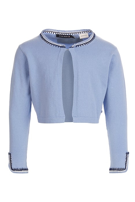 BLUE BOLERO WITH CROCHET DETAILS BLUE 1