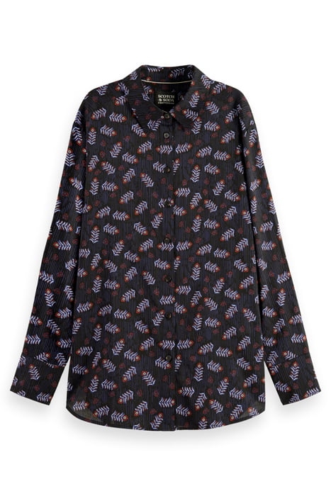 ALL OVER PRINTED RELAXED FIT SHIRT FOLK FLORAL 4