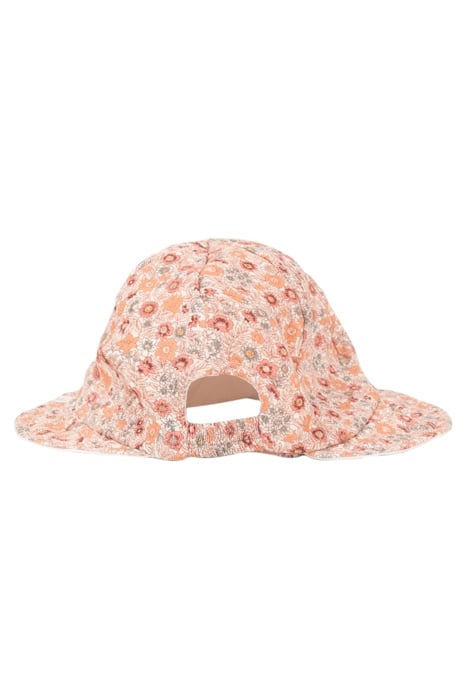 BABY GIRLS’ PEACH MICRO-FLOWER PRINT HAT 2