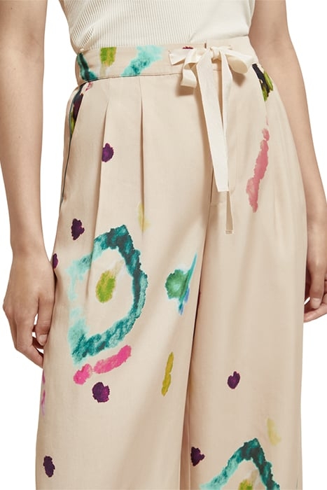 ELENI - HIGH RISE WIDE LEG PYJAMA PANTS GALAXY DYE SOFT ICE 7