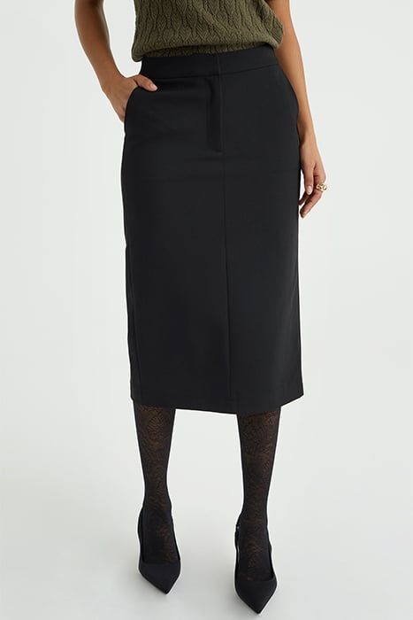 SKIRT MEDIUM LENGTH BLACK 1