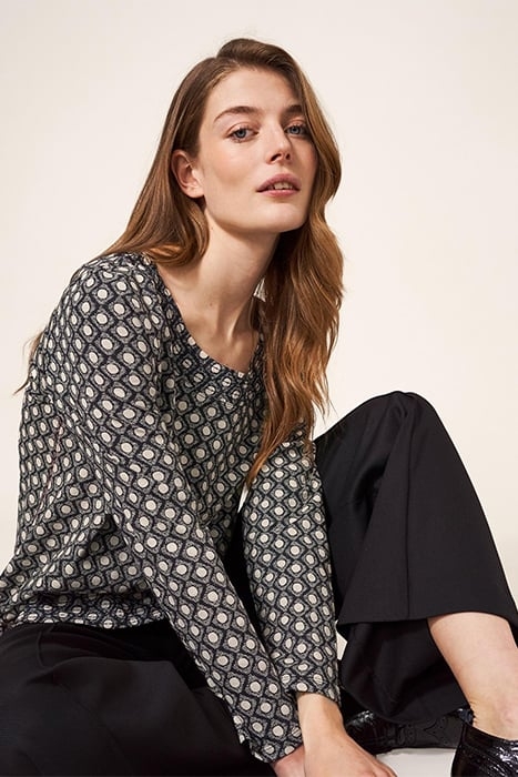 LONG SLEEVE WEAVER TEE BLACK 5