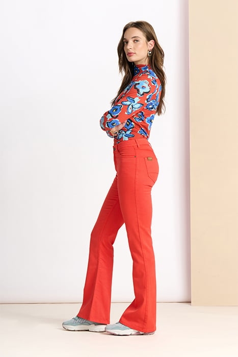 JEANS - KATE FLARE PHOENIX RED 5