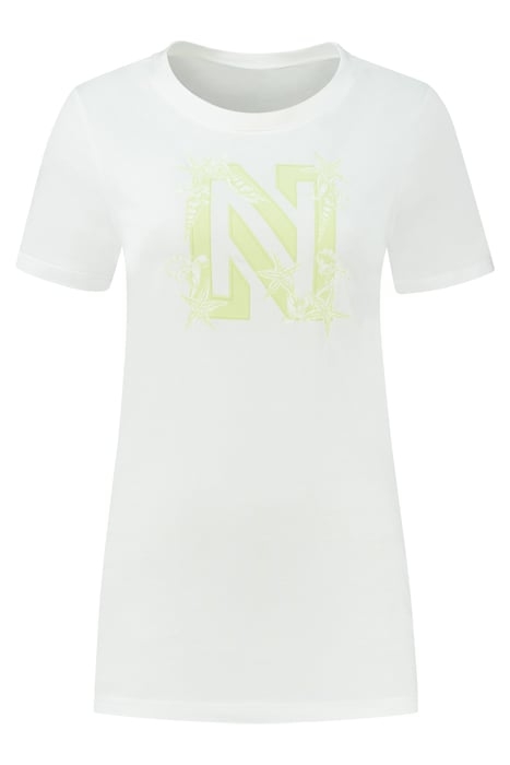 N LOGO BOMBSHELL T-SHIRT LIME YELLOW 1