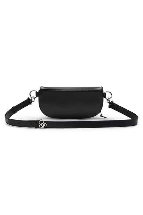 CANVAS+LEATHER BUMBAG WITH STUDS EVENING BLACK 4