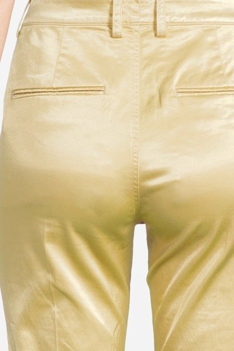SLIM SATIN TROUSERS LIGHT AMBE 4