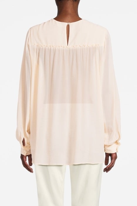 CRINKLE BLOUSE CHAMPAGNE 2