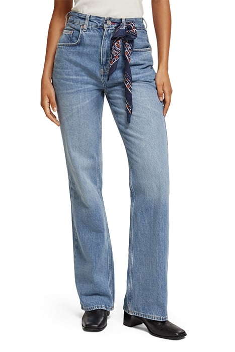 THE GLOW HIGH RISE BOOTCUT JEANS — PURE SHADES 1