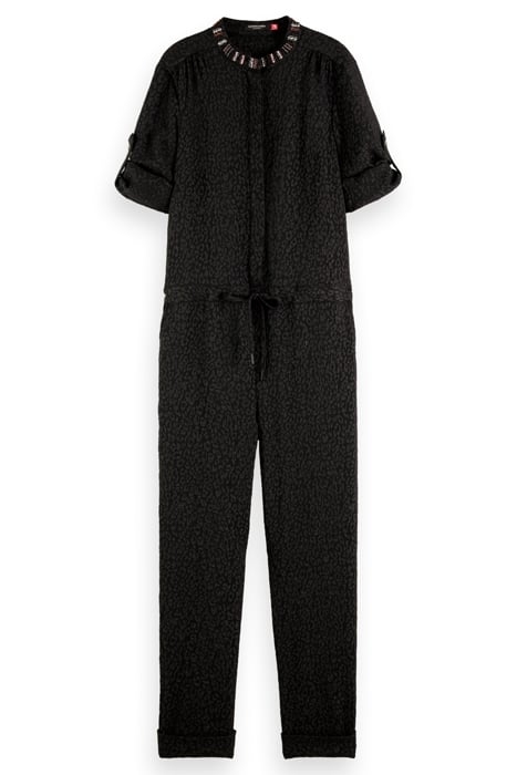 JACQUARD JUMPSUIT BLACK CREATURES JACQUARD 3