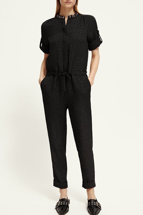 JACQUARD JUMPSUIT BLACK CREATURES JACQUARD 1