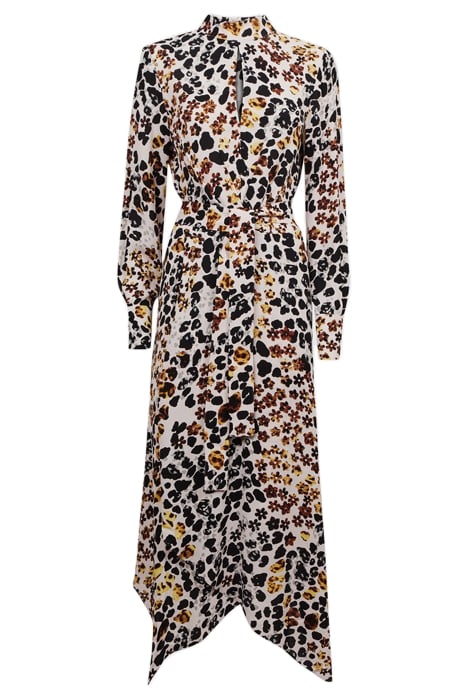LIRA-ANIMAL MAXI DRESS NUDE/BLACK 3