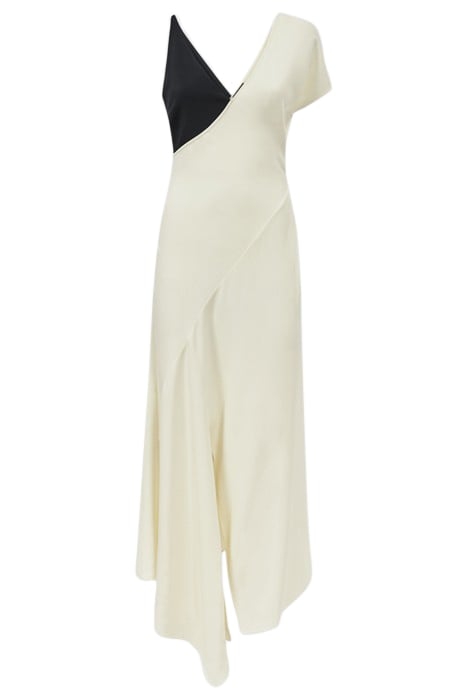 FRIEDA-COLOURBLOCK MAXI DRESS BLACK/WHITE 3