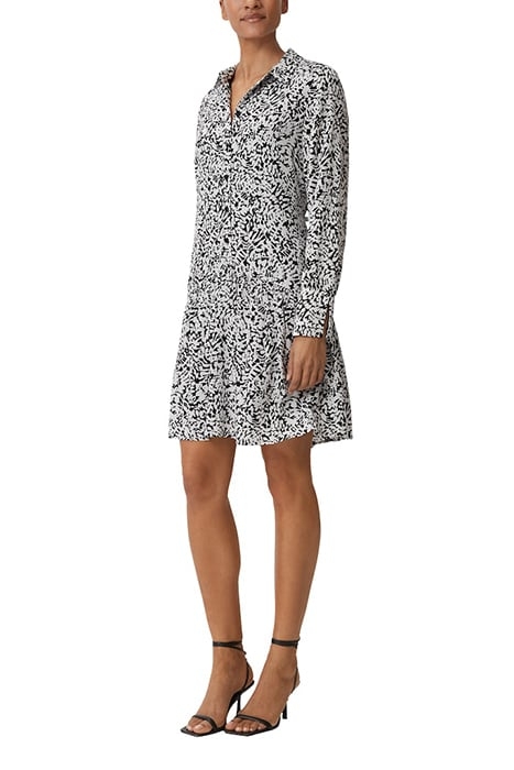 COMMA DRESSES GREY/BLACK 4