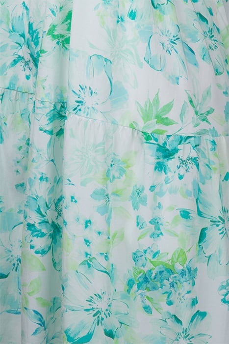 NINA TIERED MAXI DRESS OCEAN BLOOMS 3