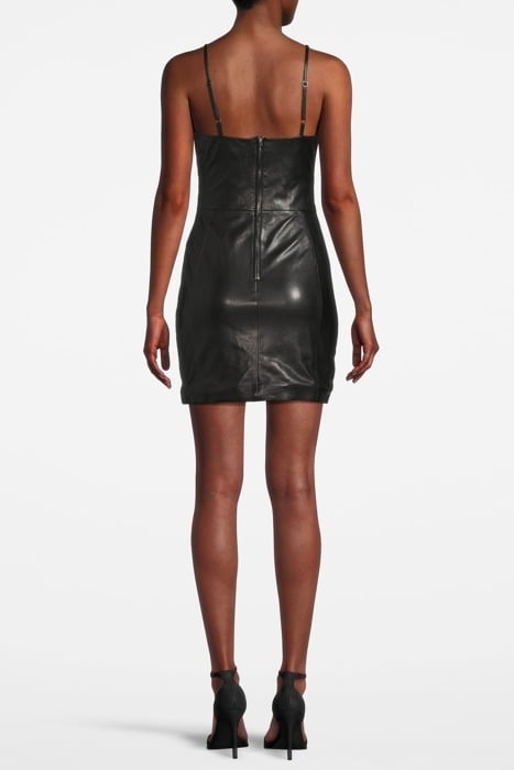 TABATA LEATHER DRESS IN BLACK 2